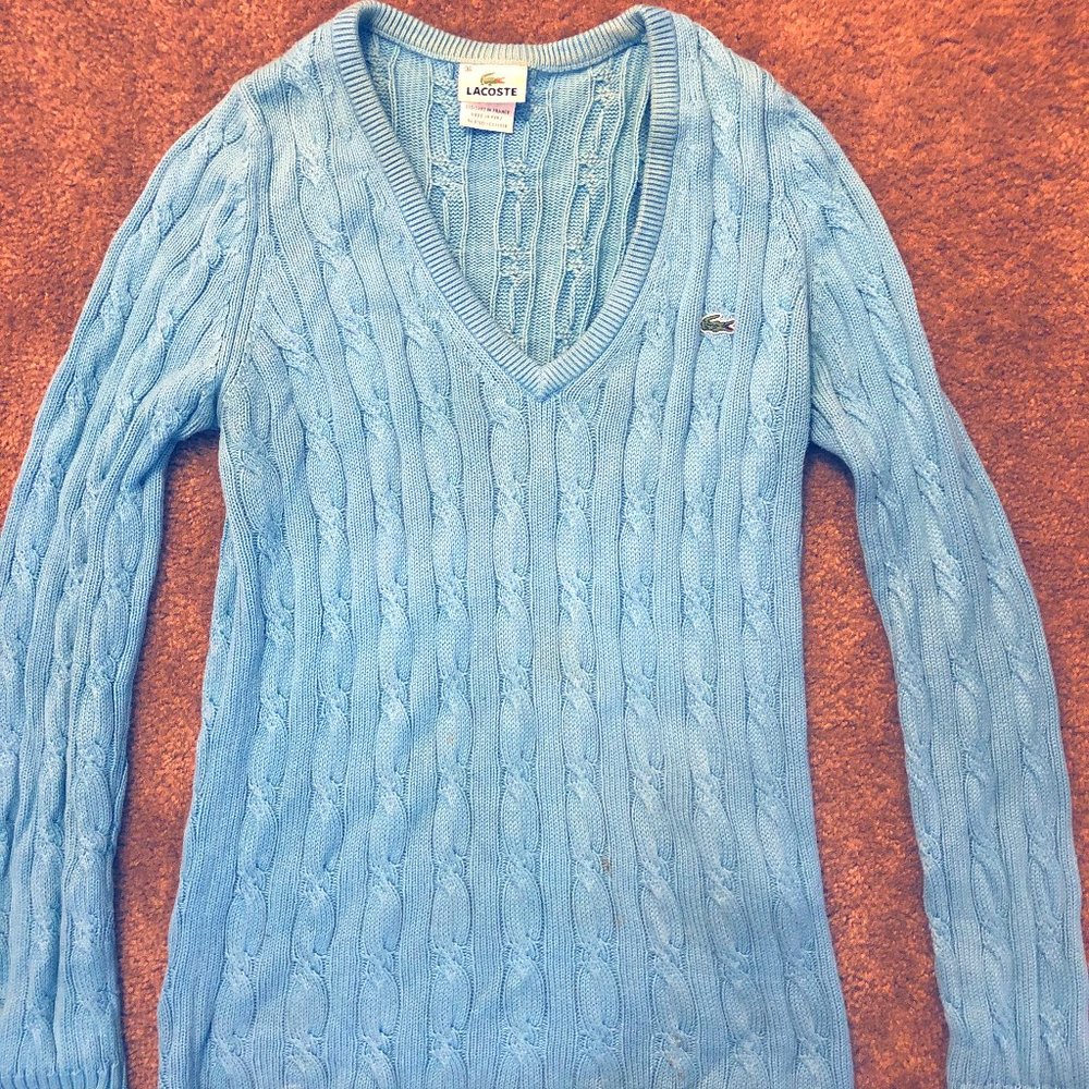 Lacoste Cable-Knit Sweater